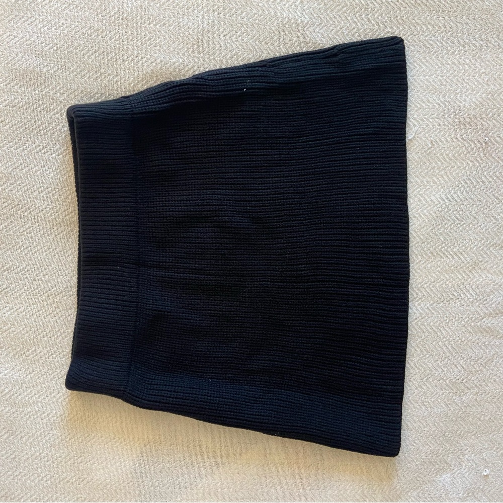 Black Knit Skirt